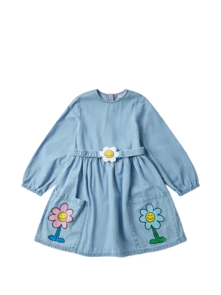Dětské šaty Stella Mccartney modré
