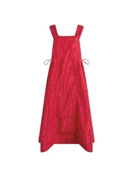 Sukienka midi Damson Madder czerwona