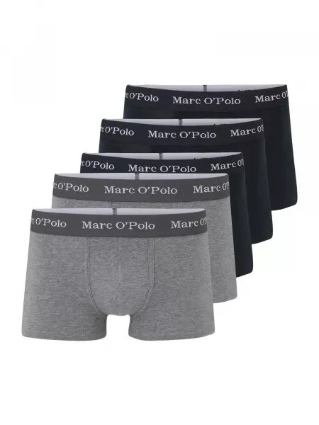 Marc O'Polo Boxerky námořnická modř / melír šedý