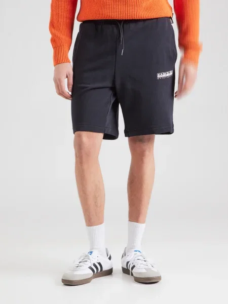 NAPAPIJRI Pantaloni N-GORI / alb negru