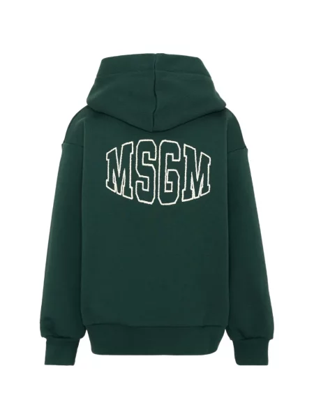 Hanorac cu glugă copii Msgm verde