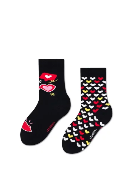 Gyerek zokni Zooksy/rainbow Socks fekete