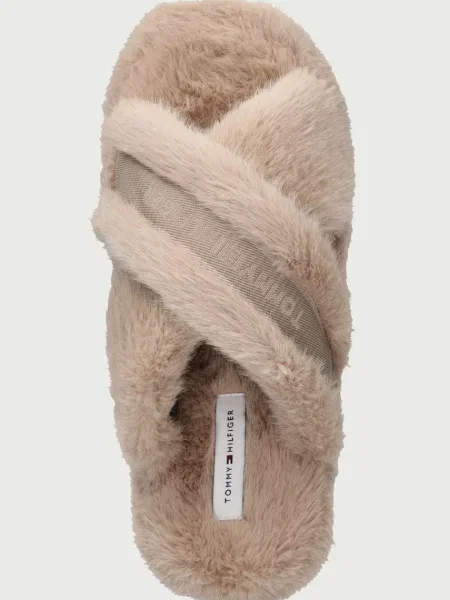Tommy Hilfiger пантофи дамски TH FEMININE HOUSE SHOES бежово