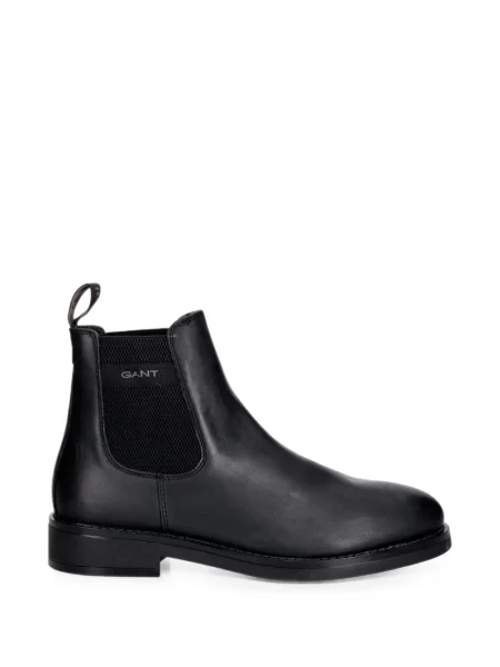 Botine chelsea Gant din piele negru