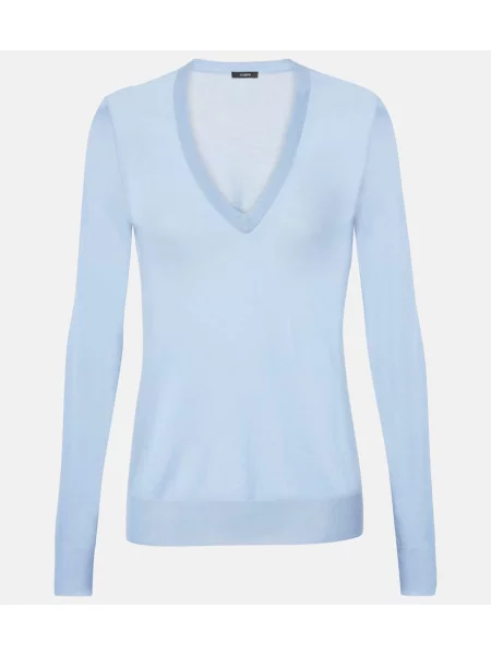 Pulover Joseph iz kašmirja modra