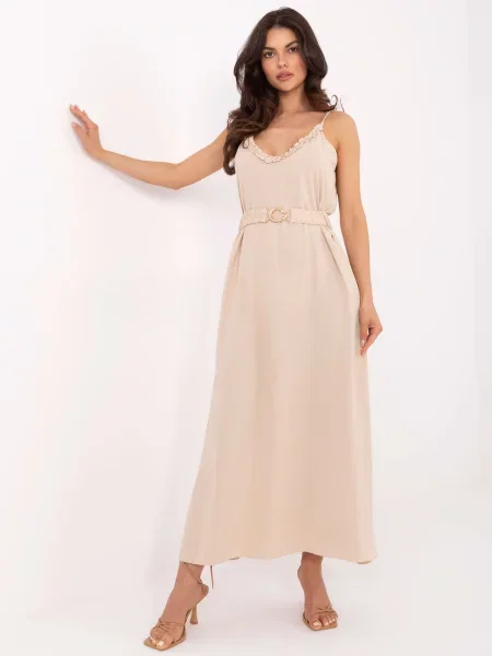 Rochie Och Bella de costum bej