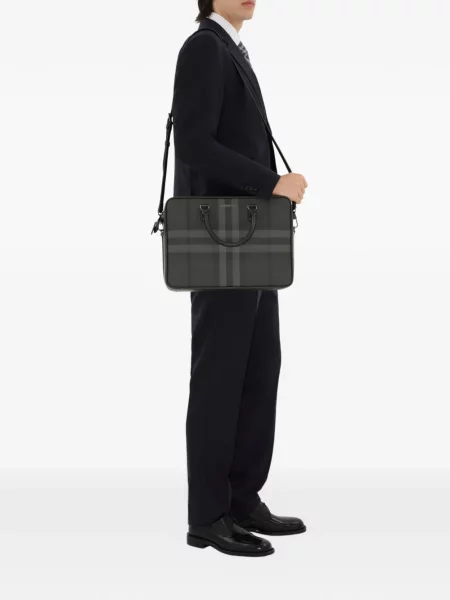 Servietă Burberry gri