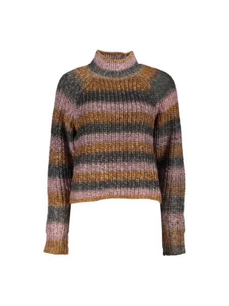 Golf Desigual z wysokim kołnierzem szary