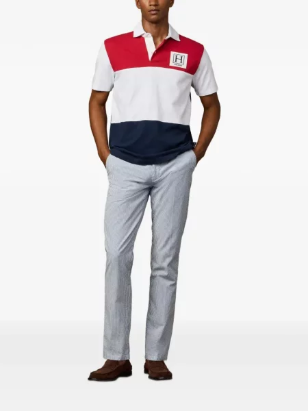 Tricou polo Hackett London roșu