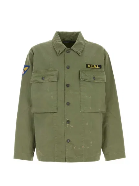 Hímzett csíkos galléros pólóing Polo Ralph Lauren kék