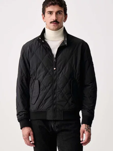 Tommy Hilfiger Geacă Harrington negru