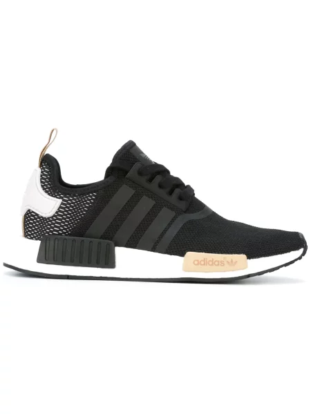 Sneakerși Adidas Primeknit cu șireturi din dantelă negru