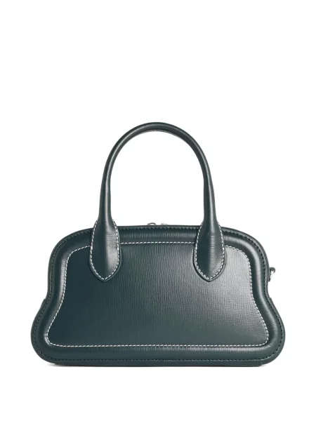 Geanta de piele Bally din piele verde