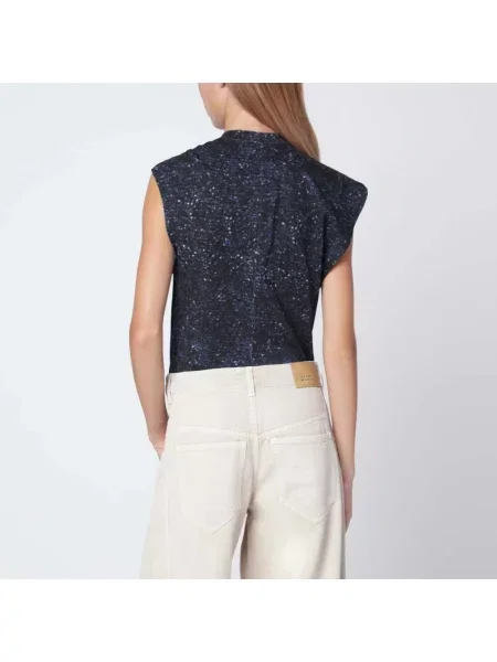 Top Isabel Marant z krótkim rękawem