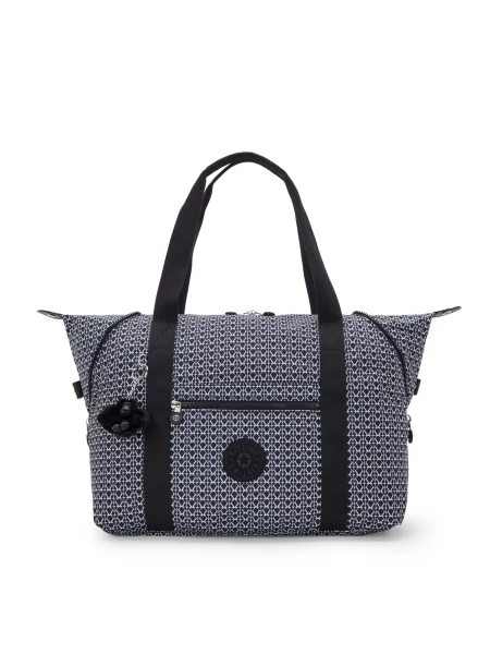 KIPLING Shopper ART čierna biela