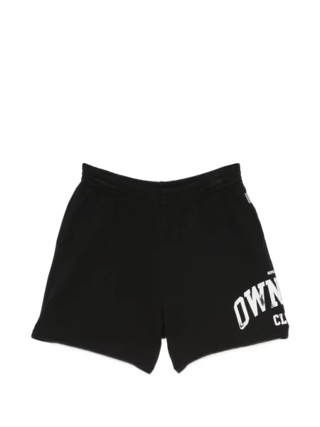Pantaloni scurți Represent cu imagine negru