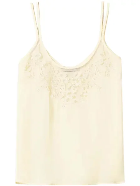 Top Twinset cu broderie din satin