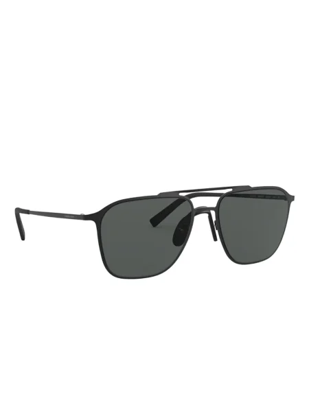 Ochelari de soare pătrați Giorgio Armani negru