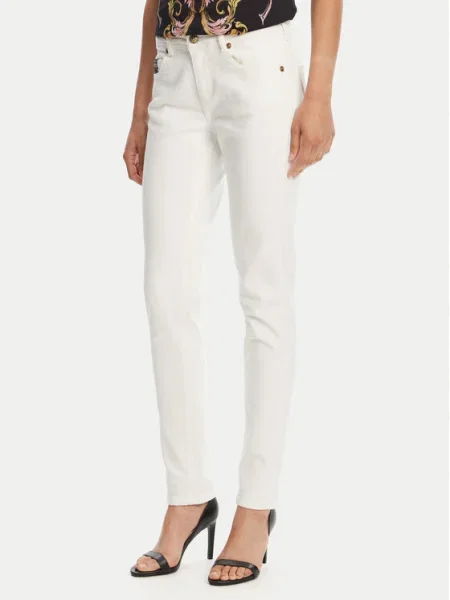 Versace Jeans Couture Дънки Skinny Fit бял