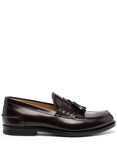 Pantofi loafer Scarosso slip-on roșu
