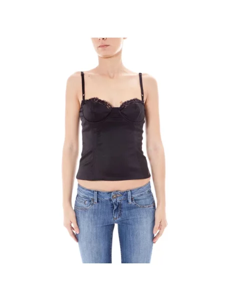 Top John Galliano czarny