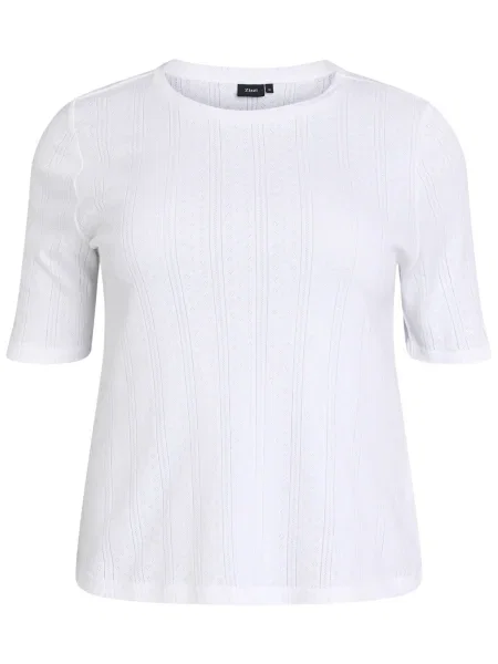 Zizzi Tricou Mmia' alb