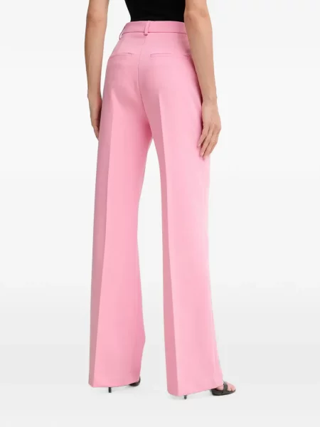 Pantaloni Morgan evazate roz