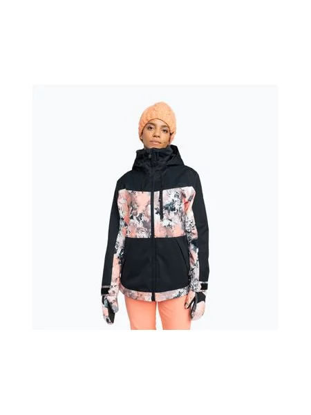 Сноубордична куртка ROXY Presence Parka персиково-рожева мрійлива картинка рожева