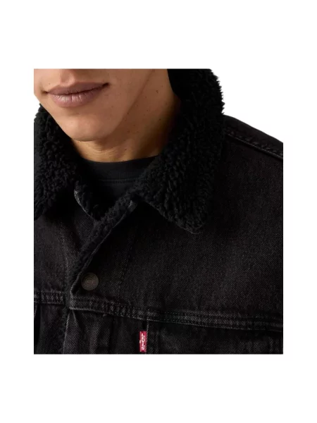LEVI'S ® Geacă de primăvară-toamnă denim negru