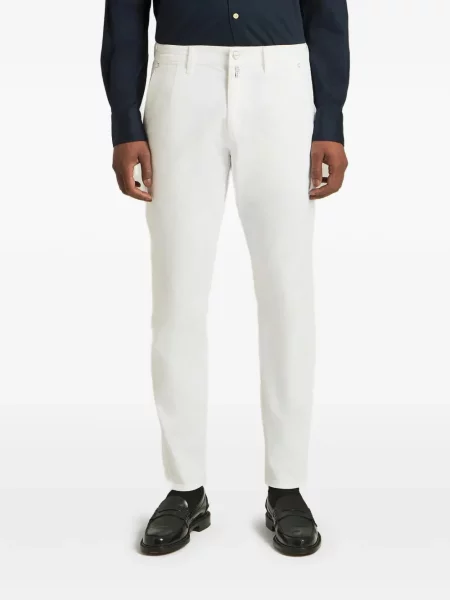 Pantaloni Kiton alb