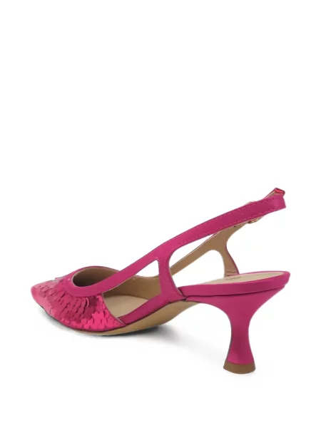 Pantofi cu toc Madison Maison cu paiete slingback roz