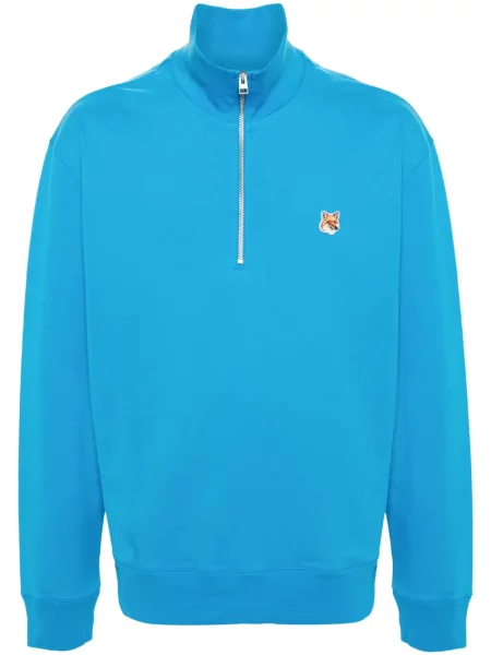 Mikina Maison Kitsuné modrá