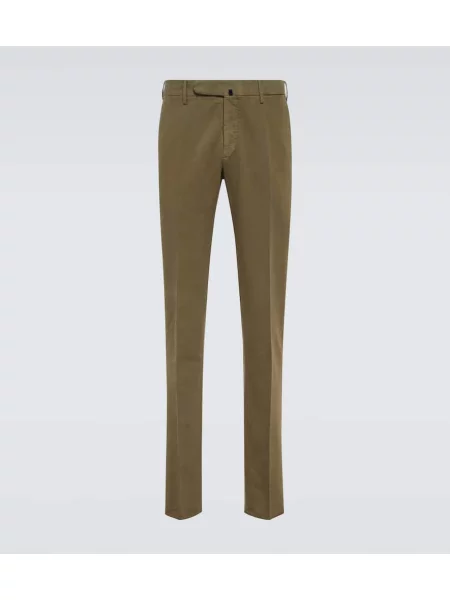 Hlače Incotex zelena