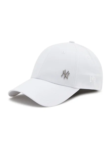 NEW ERA Șapcă Flawless Logo Metall New York Yankees' alb