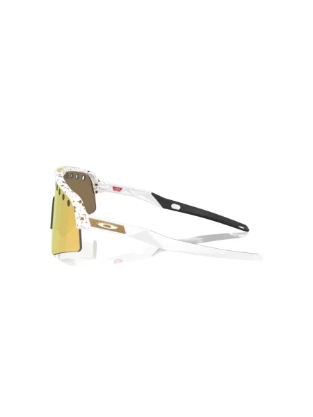 Oakley Akcesoria unisex Żółty ONE SIZE Żółte okulary przeciwsłoneczne z dużymi soczewkami białe