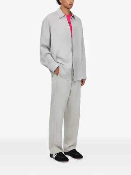 Běžecké kalhoty Msgm s autogramem šedé