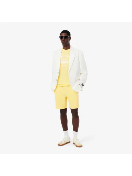 Lacoste T-Shirt Z Nadrukiem żółta