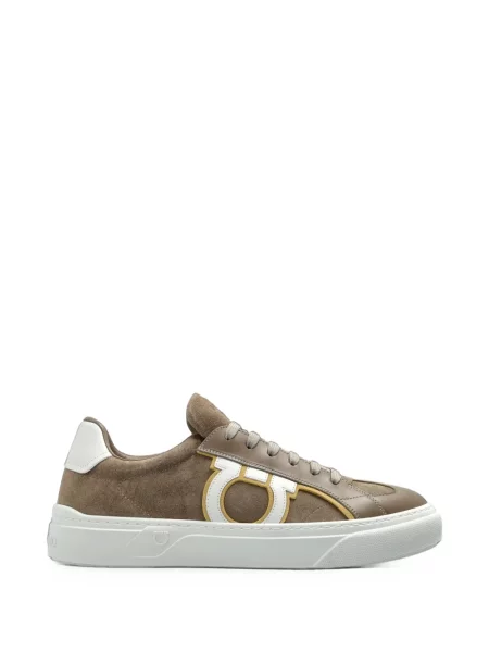 Sneakerși Ferragamo maro