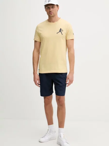 Lacoste t-shirt ανδρικό κίτρινο