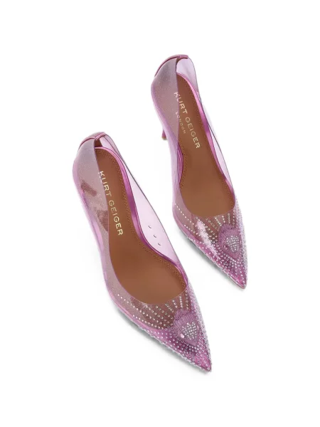 Pantofi cu toc Kurt Geiger London alb