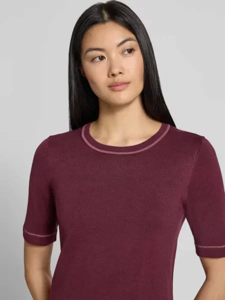 Sweter z mieszanka w imitacja dzianiny Christian Berg Woman Selection