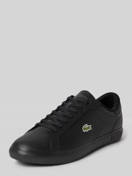 Sneakersy z wyhaftowanym logo model ‘POWERCOURT’ czarne
