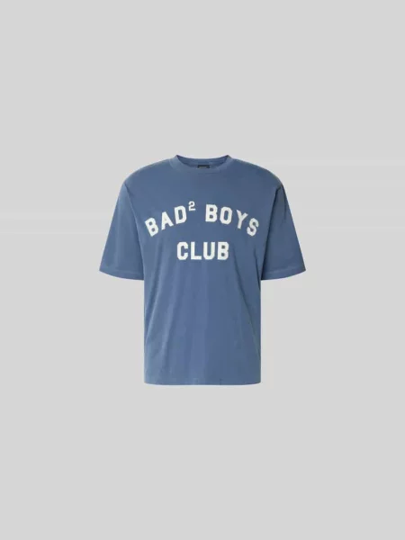 T-shirt o kroju loose fit z okrągłym dekoltem Dsquared2 niebieska