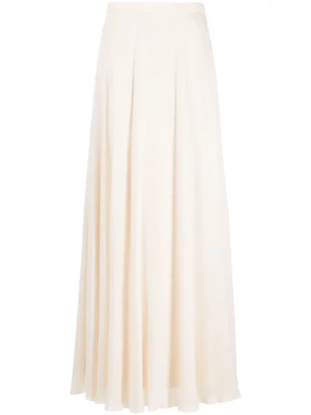 Fusta maxi Ralph Lauren Collection din crep