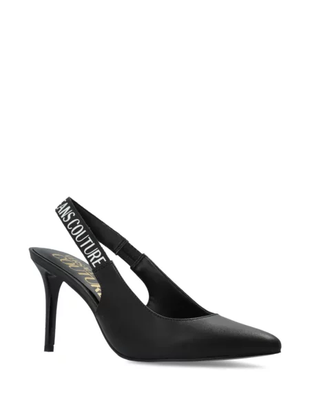 Pantofi cu toc Versace Jeans Couture negru