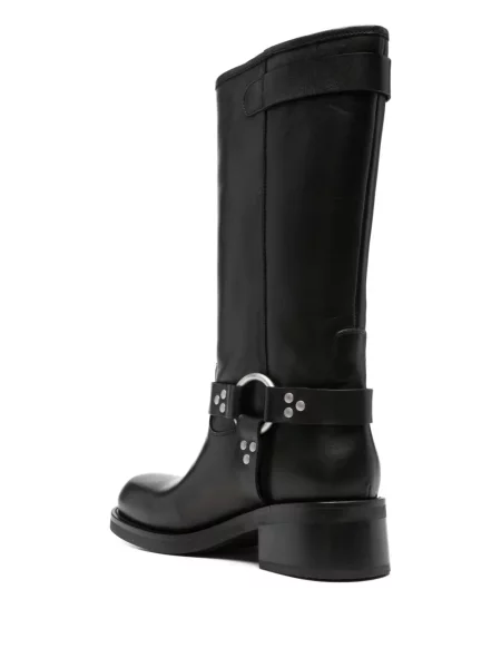 Botine P.a.r.o.s.h. cu cataramă cu tepi negru