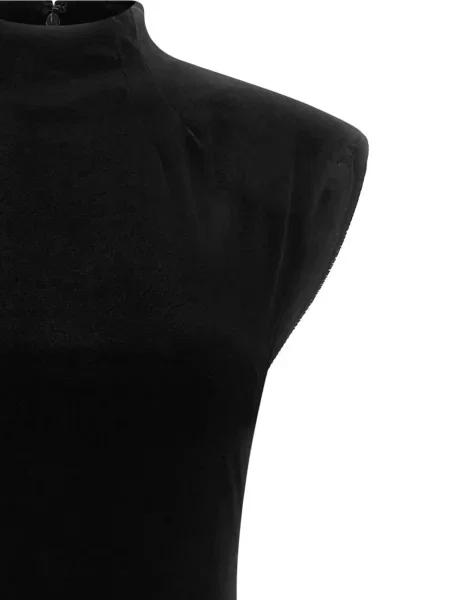 Rochie maxi Lauren Ralph Lauren de catifea negru
