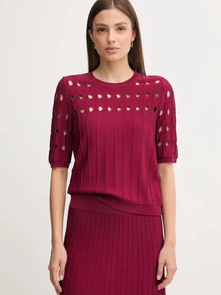 Dkny pulover light bordo