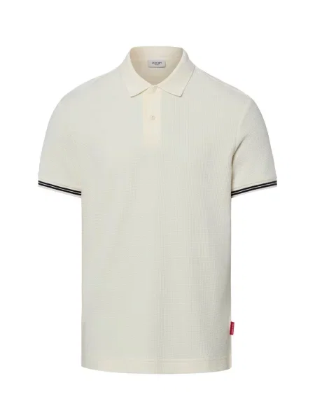 Joop Jeans dzianinowa koszulka polo Mężczyźni S biały