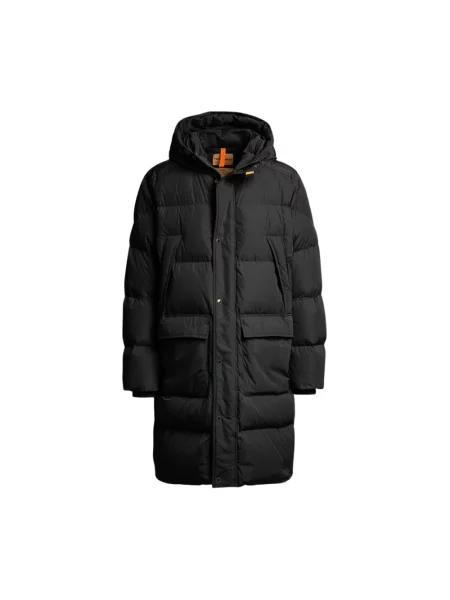 Długa parka Parajumpers z kapturem czarna